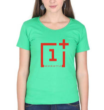 Load image into Gallery viewer, OnePlus T-Shirt for Women-flag green-Ektarfa.online
