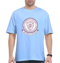 Load image into Gallery viewer, IIT (BHU) Varanasi Oversized T-Shirt for Men-Baby Blue-Ektarfa.online
