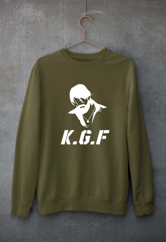 KGF Unisex Sweatshirt for Men/Women-Olive Green-Ektarfa.online