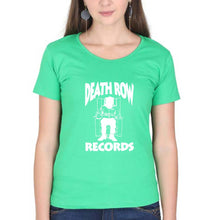 Load image into Gallery viewer, Death Row Records T-Shirt for Women-Flag Green-Ektarfa.online
