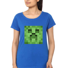 Load image into Gallery viewer, Minecraft T-Shirt for Women-Royal Blue-Ektarfa.online
