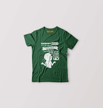 Load image into Gallery viewer, Rick and Morty Kids T-Shirt for Boy/Girl-Dark Green-Ektarfa.online
