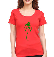 Load image into Gallery viewer, Ganpati JI(Ganesh) T-Shirt for Women-Red-Ektarfa.online
