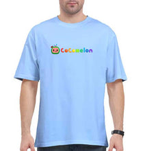 Load image into Gallery viewer, CoComelon Oversized T-Shirt for Men-Baby Blue-Ektarfa.online
