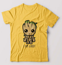Load image into Gallery viewer, Groot T-Shirt for Men-Golden yellow-Ektarfa.online
