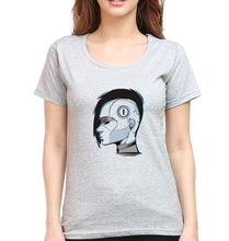 Load image into Gallery viewer, Cyberpunk T-Shirt for Women-Grey Melange-Ektarfa.online
