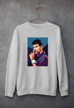 Load image into Gallery viewer, Novak Djokovic Tennis Unisex Sweatshirt for Men/Women-Grey Melange-Ektarfa.online
