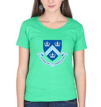 Load image into Gallery viewer, Columbia University T-Shirt for Women-Flag Green-Ektarfa.online
