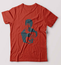 Load image into Gallery viewer, Bruce Lee T-Shirt for Men-Brick Red-Ektarfa.online
