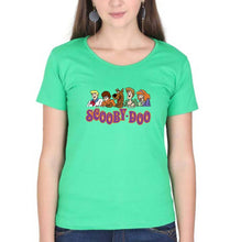 Load image into Gallery viewer, Scooby Doo T-Shirt for Women-Flag Green-Ektarfa.online
