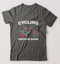 Load image into Gallery viewer, Cycling T-Shirt for Men-Charcoal-Ektarfa.online
