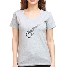 Load image into Gallery viewer, Ibanez Guitar T-Shirt for Women-Grey Melange-Ektarfa.online
