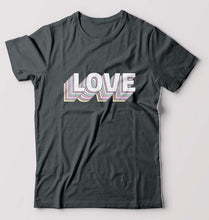 Load image into Gallery viewer, Love T-Shirt for Men-Steel grey-Ektarfa.online
