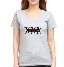Load image into Gallery viewer, xxxtentaction T-Shirt for Women-Grey Melange-Ektarfa.online
