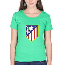 Load image into Gallery viewer, Atlético Madrid T-Shirt for Women-flag green-Ektarfa.online
