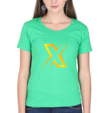 Load image into Gallery viewer, Battlegrounds Mobile India (BGMI) T-Shirt for Women-flag green-Ektarfa.online
