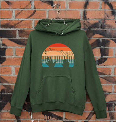 Piano Unisex Hoodie for Men/Women-Dark Green-Ektarfa.online