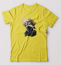 Load image into Gallery viewer, Hatake Kakashi T-Shirt for Men-Yellow-Ektarfa.online
