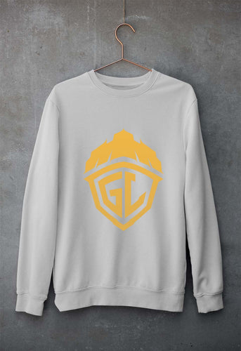Mobile India (BGMI) Godlike Esport Unisex Sweatshirt for Men/Women-Grey Melange-Ektarfa.online