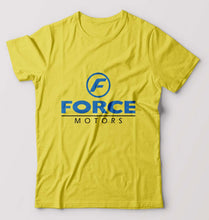 Load image into Gallery viewer, Force Motors T-Shirt for Men-Yellow-Ektarfa.online
