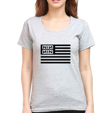 Load image into Gallery viewer, Nine Inch Nails T-Shirt for Women-Grey Melange-Ektarfa.online
