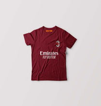 Load image into Gallery viewer, A.C. Milan 2021-22 Kids T-Shirt for Boy/Girl-Maroon-Ektarfa.online
