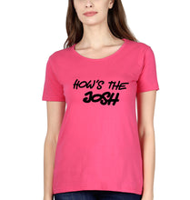 Load image into Gallery viewer, How&#39;s The Josh T-Shirt for Women-Pink-Ektarfa.online
