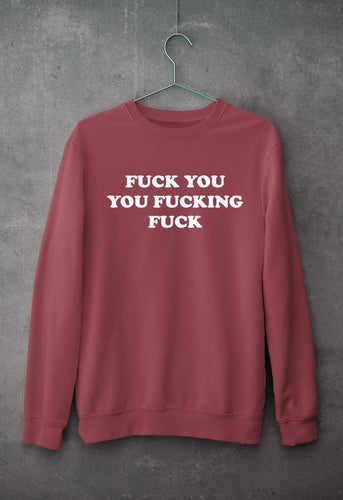 Fuck You You Fucking Fuck Unisex Sweatshirt for Men/Women-Coral-Ektarfa.online