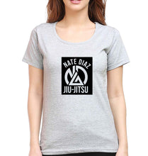 Load image into Gallery viewer, Nate Diaz UFC T-Shirt for Women-Grey Melange-Ektarfa.online
