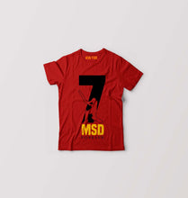 Load image into Gallery viewer, MS Dhoni (MSD) Kids T-Shirt for Boy/Girl-Red-Ektarfa.online
