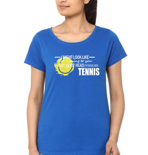 Tennis T-Shirt for Women-Royal Blue-Ektarfa.online