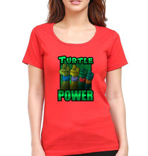 Load image into Gallery viewer, Ninja Turtles TMNT T-Shirt for Women-Red-Ektarfa.online
