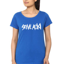 Load image into Gallery viewer, Steve Aoki T-Shirt for Women-Royal Blue-Ektarfa.online
