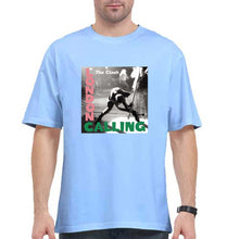 Load image into Gallery viewer, London Calling Oversized T-Shirt for Men-Baby Blue-Ektarfa.online
