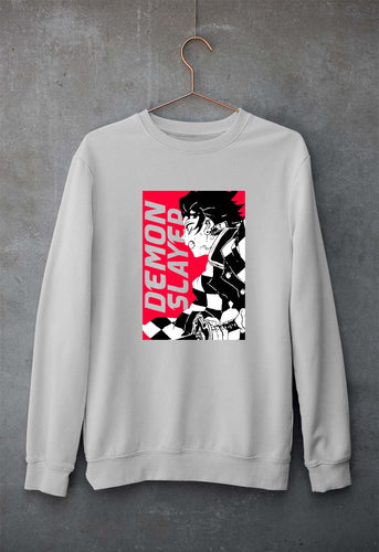 Demon Slayer Unisex Sweatshirt for Men/Women-Grey Melange-Ektarfa.online