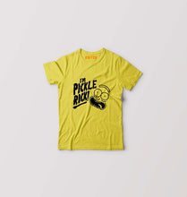 Load image into Gallery viewer, Rick and Morty Kids T-Shirt for Boy/Girl-Yellow-Ektarfa.online
