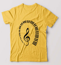 Load image into Gallery viewer, Piano T-Shirt for Men-Golden Yellow-Ektarfa.online
