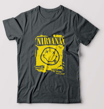 Load image into Gallery viewer, Nirvana T-Shirt for Men-Steel grey-Ektarfa.online
