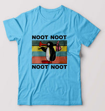 Load image into Gallery viewer, Pingu T-Shirt for Men-Light Blue-Ektarfa.online
