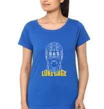 Load image into Gallery viewer, Luke Cage T-Shirt for Women-Royal Blue-Ektarfa.online
