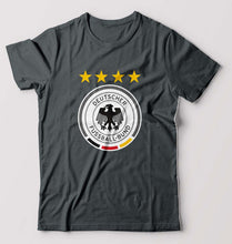 Load image into Gallery viewer, Germany Football T-Shirt for Men-S(38 Inches)-Steel grey-Ektarfa.online

