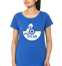 Load image into Gallery viewer, Bob Dylan T-Shirt for Women-Royal Blue-Ektarfa.online
