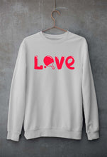 Load image into Gallery viewer, Love Table Tennis (TT) Unisex Sweatshirt for Men/Women-Grey Melange-Ektarfa.online
