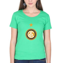 Load image into Gallery viewer, Inter Milan T-Shirt for Women-flag green-Ektarfa.online
