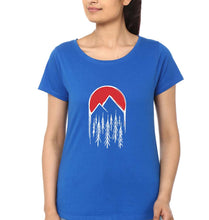 Load image into Gallery viewer, Twin Peaks T-Shirt for Women-Royal Blue-Ektarfa.online
