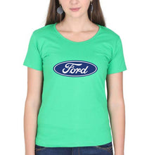 Load image into Gallery viewer, Ford T-Shirt for Women-Flag Green-Ektarfa.online
