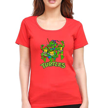 Load image into Gallery viewer, Ninja Turtles TMNT T-Shirt for Women-Red-Ektarfa.online
