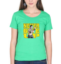 Load image into Gallery viewer, John Cena WWE T-Shirt for Women-flag green-Ektarfa.online
