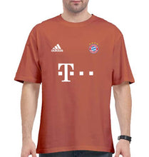 Load image into Gallery viewer, FC Bayern Munich 2021-22 Oversized T-Shirt for Men-Coral-Ektarfa.online
