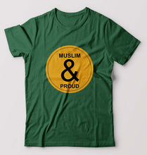 Load image into Gallery viewer, Muslim T-Shirt for Men-Bottle Green-Ektarfa.online
